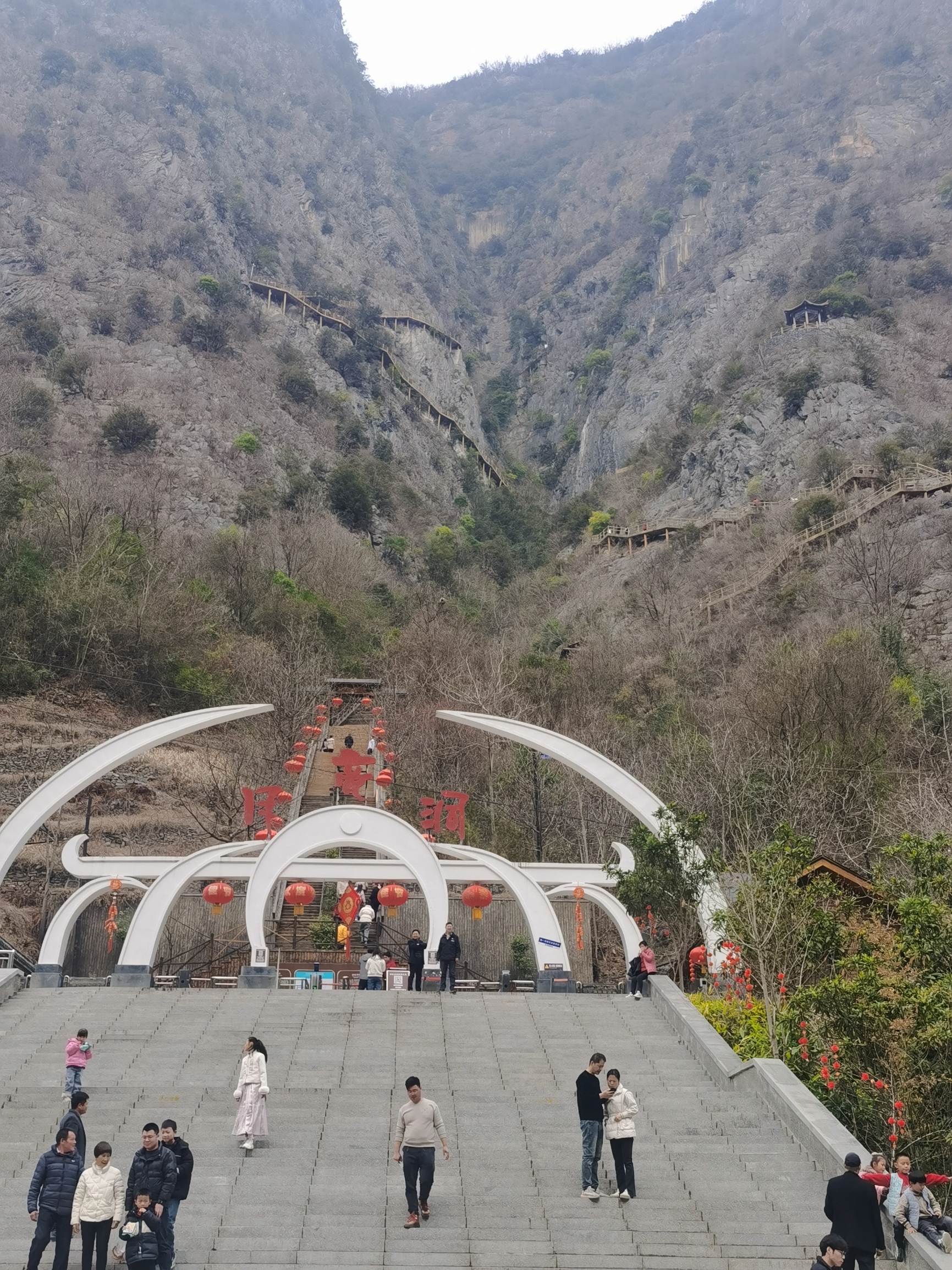 月亮湾景区沿途的风景