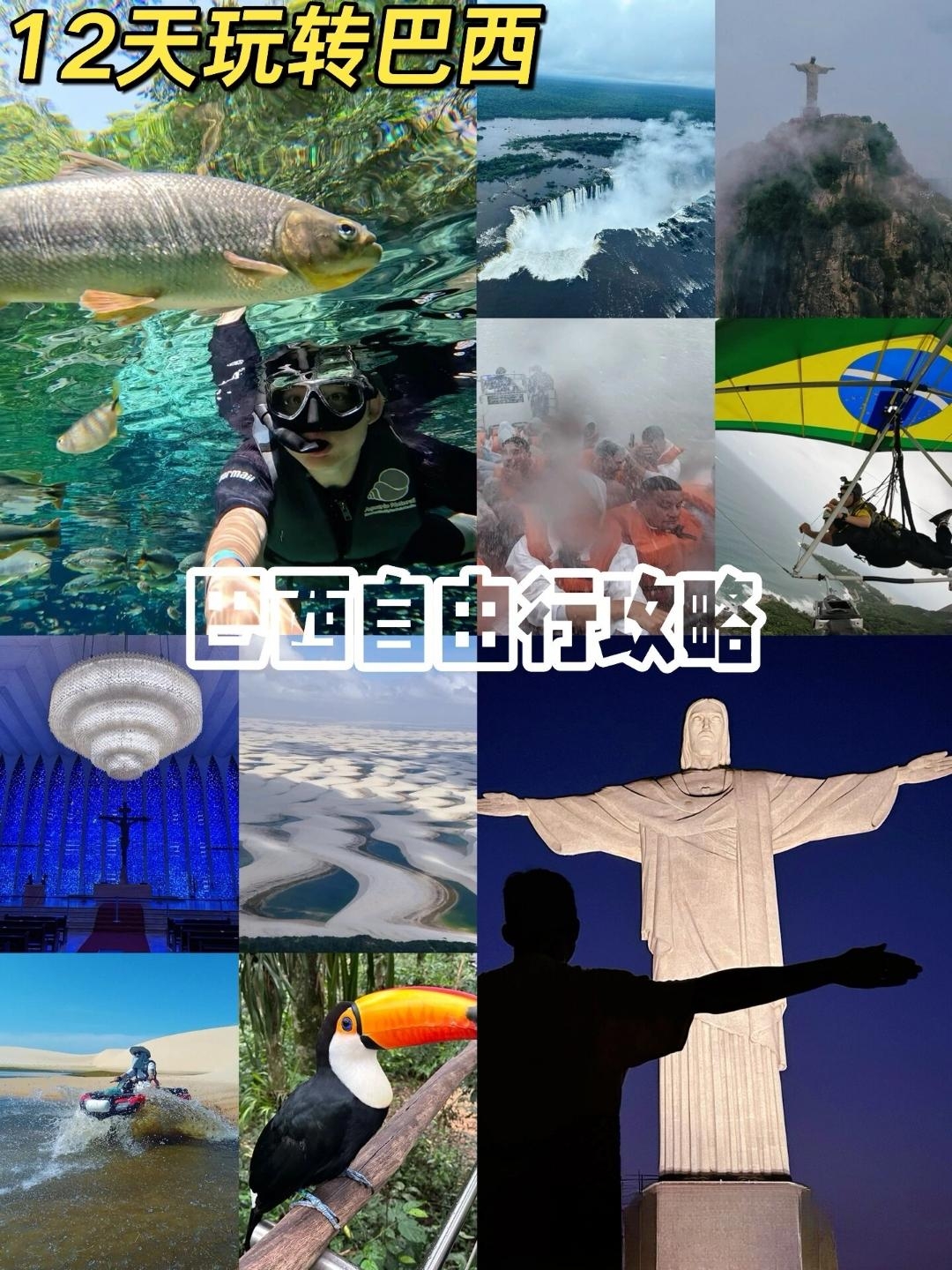 🇧🇷巴西旅游攻略｜12天自由行深度玩转巴西|||🇧🇷