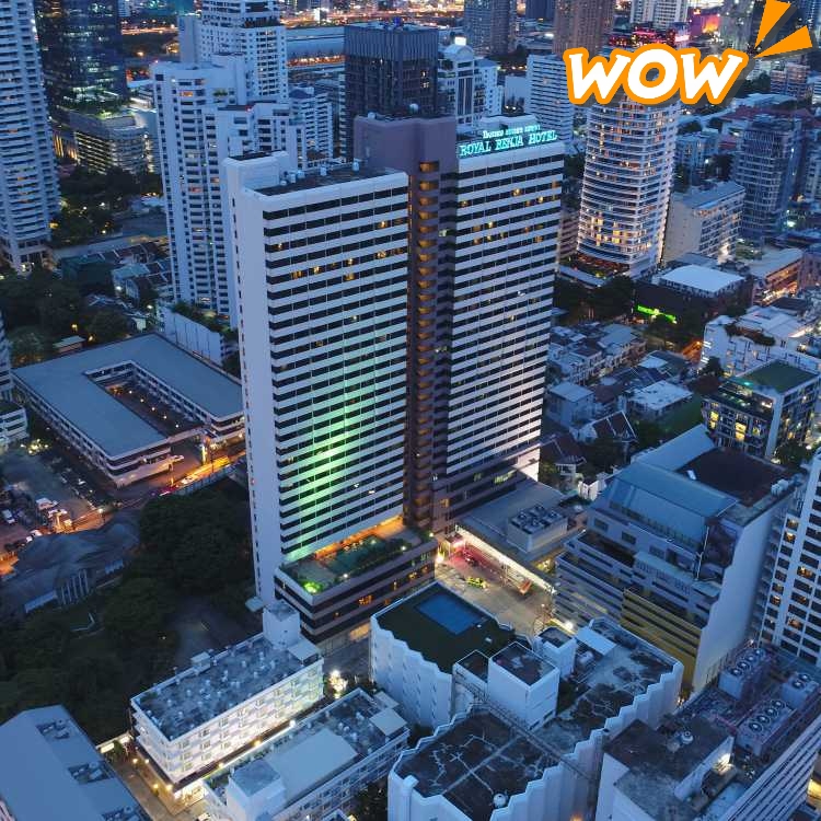 皇家宾佳酒店 1996年开业，2015年装修，有80间客房。隔离费用45000泰铢。旅客若想住在曼谷