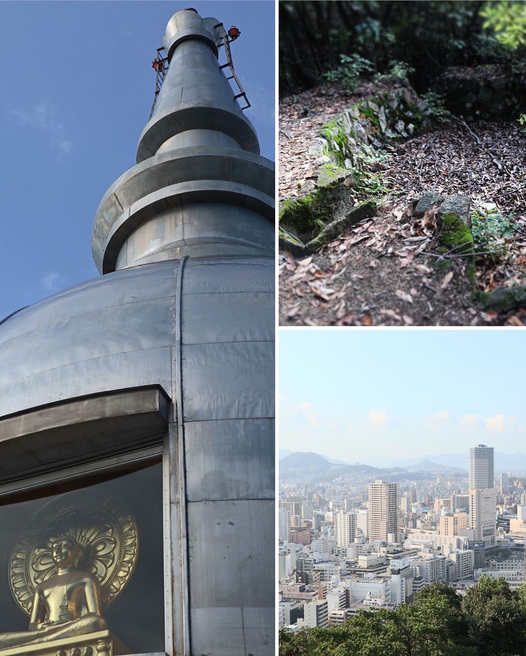 🏯【探索广岛的宁静与神秘】仏舎利塔🌸 - 牛田东的灵性地标🌿  仏舎利塔位于广岛市东区牛田东1处，是