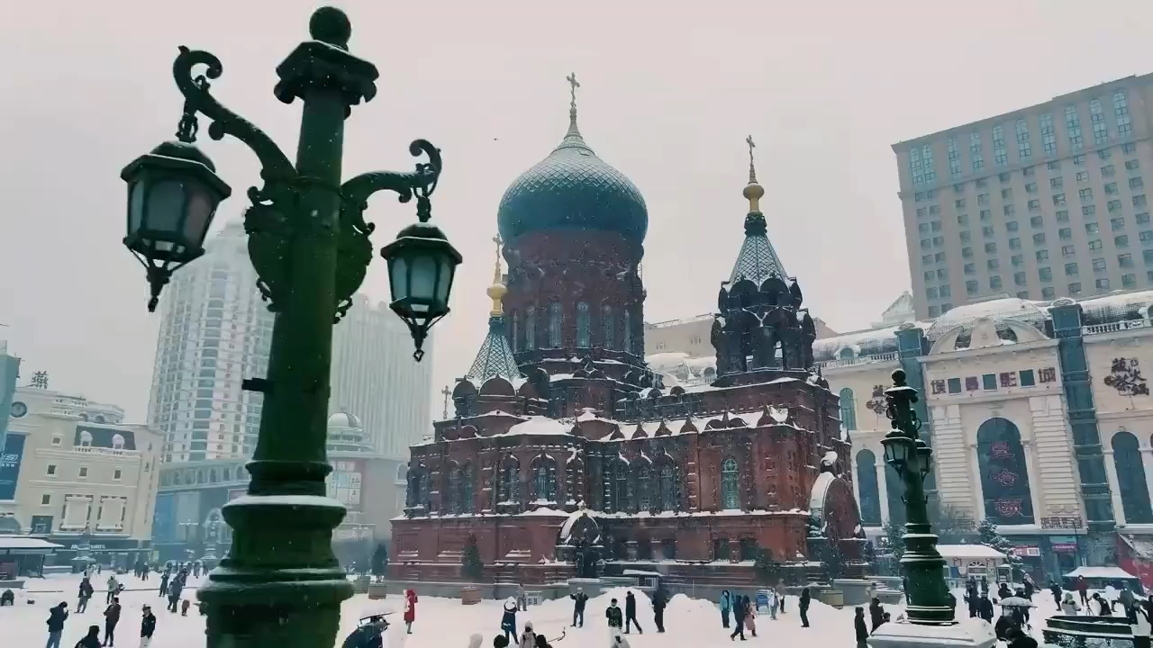 下雪的哈尔滨||不是欧洲去不起，尔滨更有性价比 [哇R]（一） 开启魔法之旅—— 第一站：打卡有“东