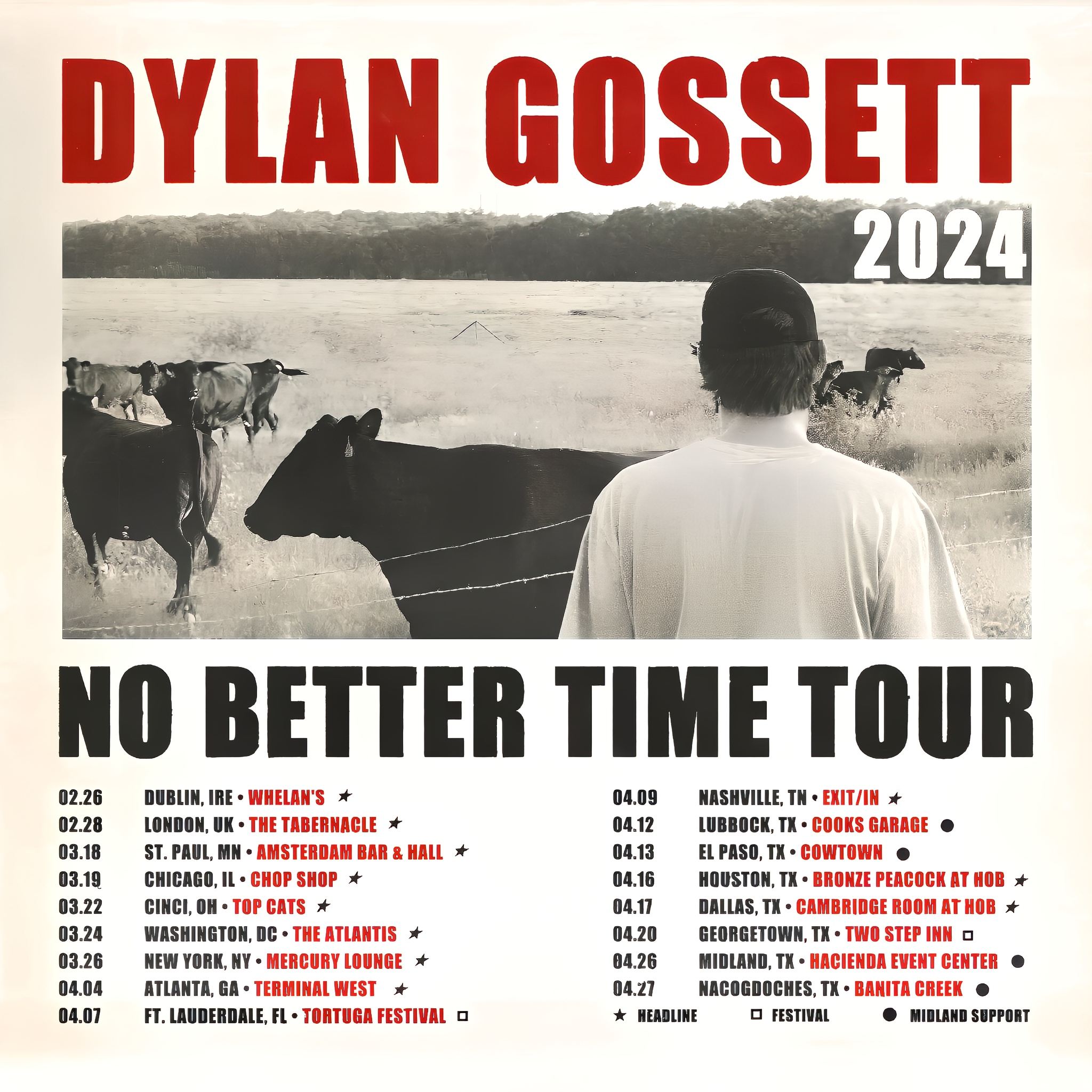 Dylan Gossett：The Somewhere Between Tour 2024