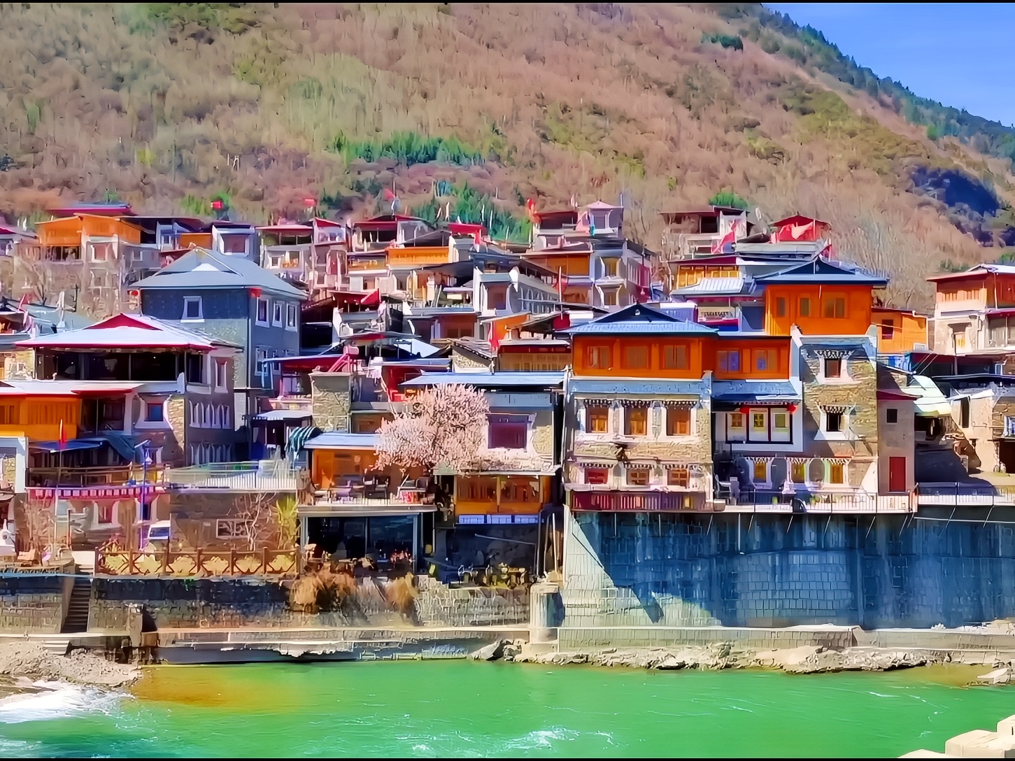 嘉绒藏族代表型建筑   西索村民居