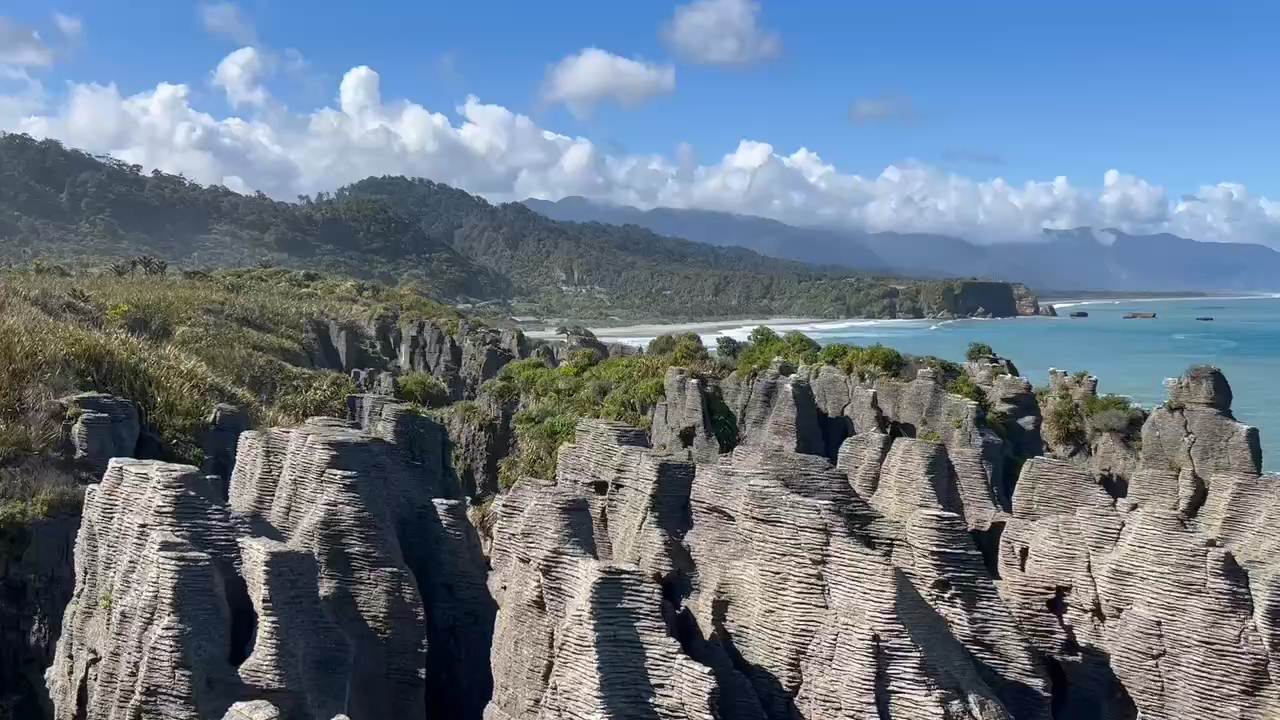 新西兰🇳🇿西海岸·格雷茅斯·千层岩