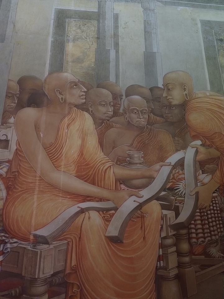 斯里兰卡之旅：凯拉尼亚大佛寺之神殿壁画