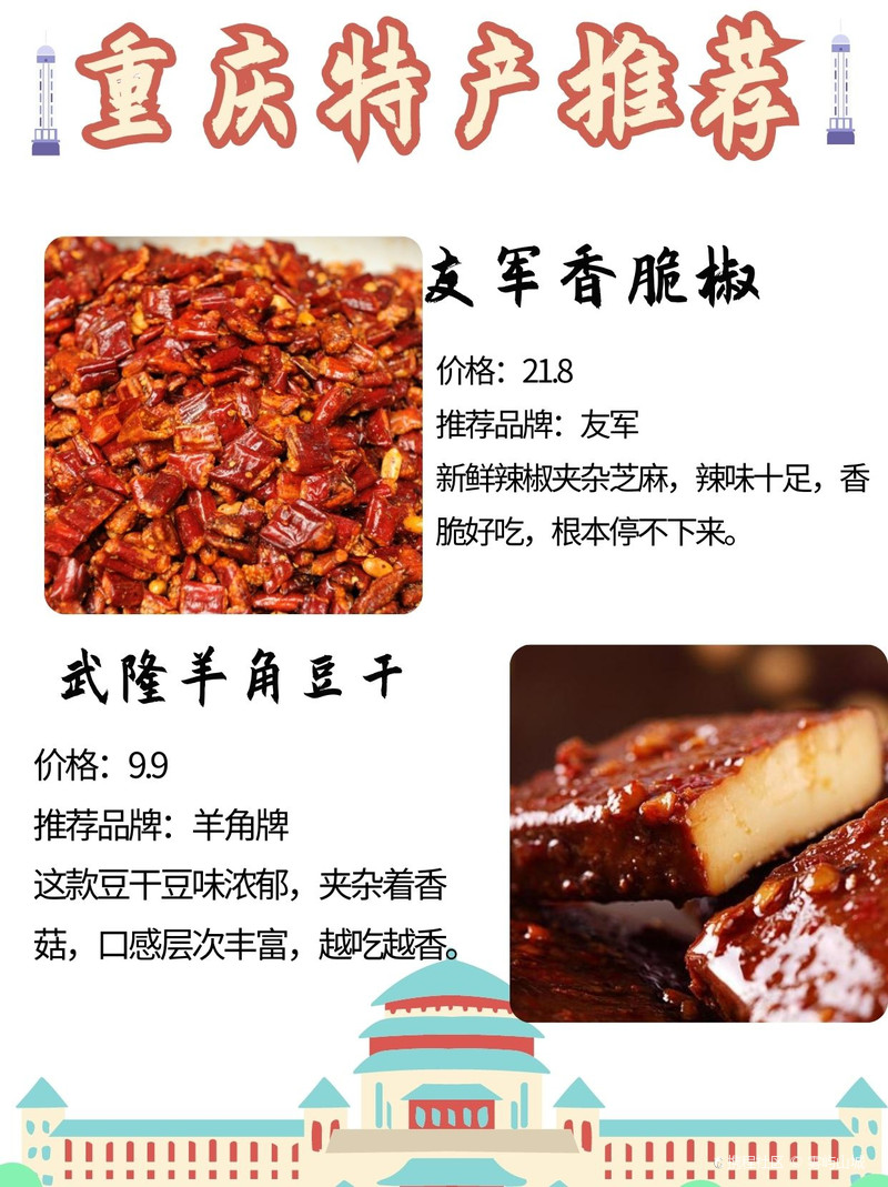 重庆特产推荐|8大必买特产