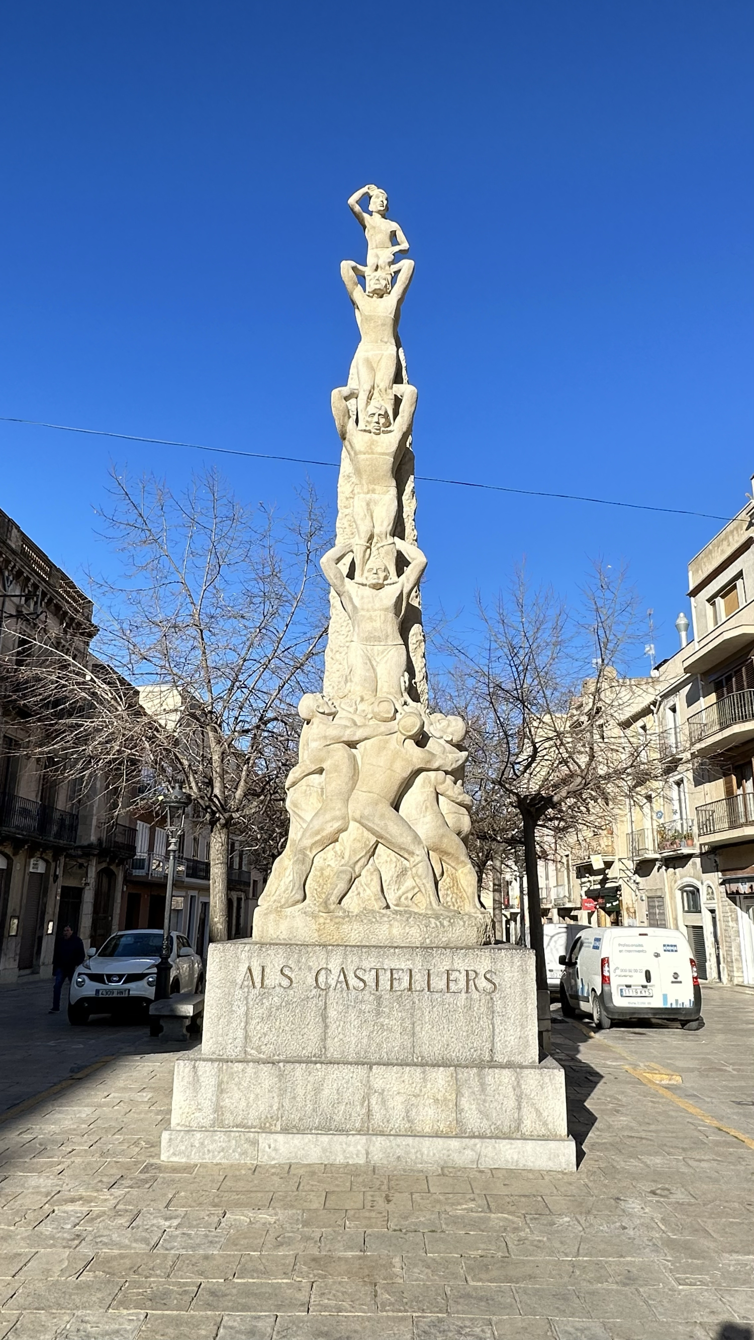 叠人塔雕塑 Monument als Castellers