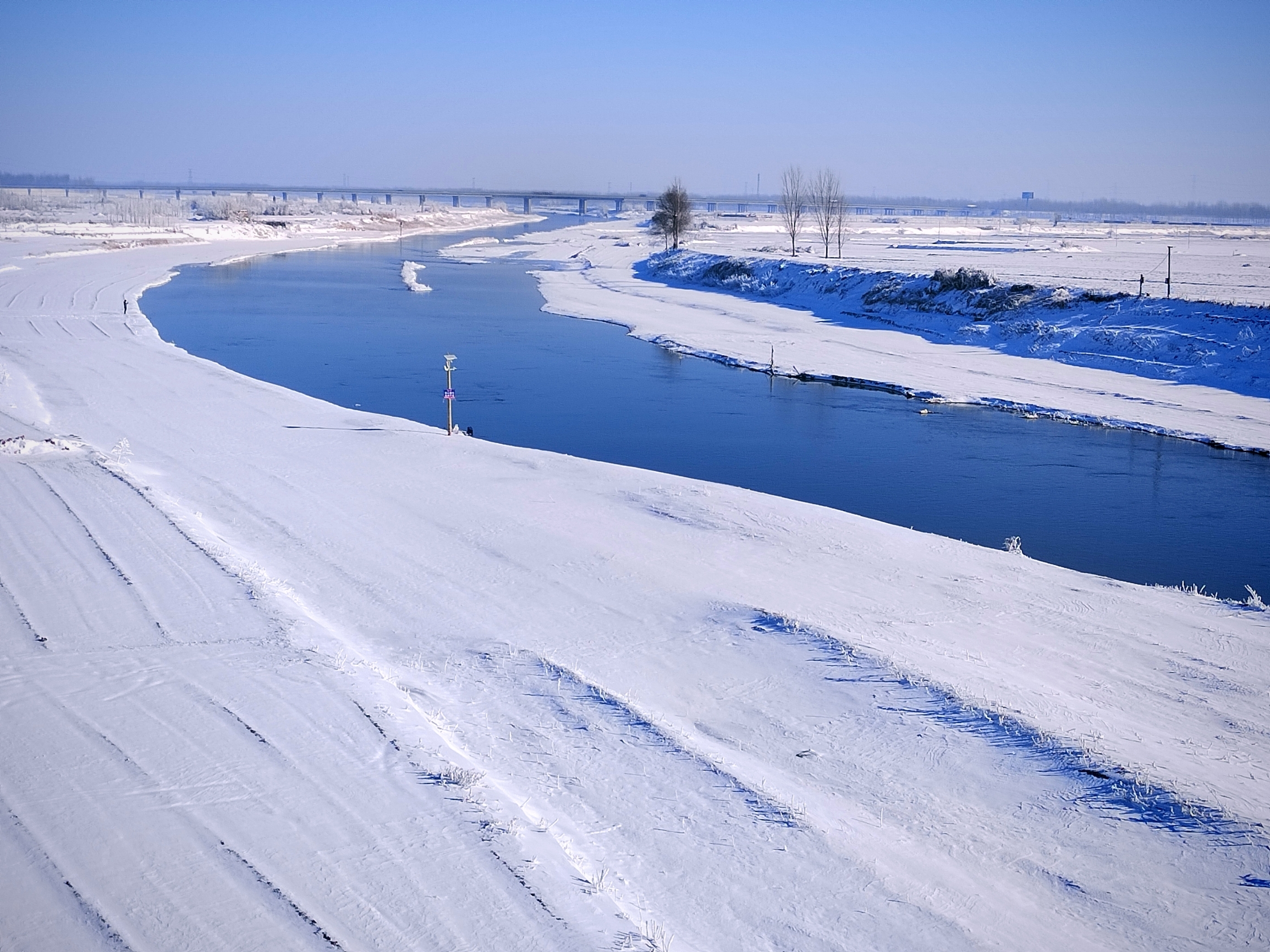 #雪季第一滑 中国大运河