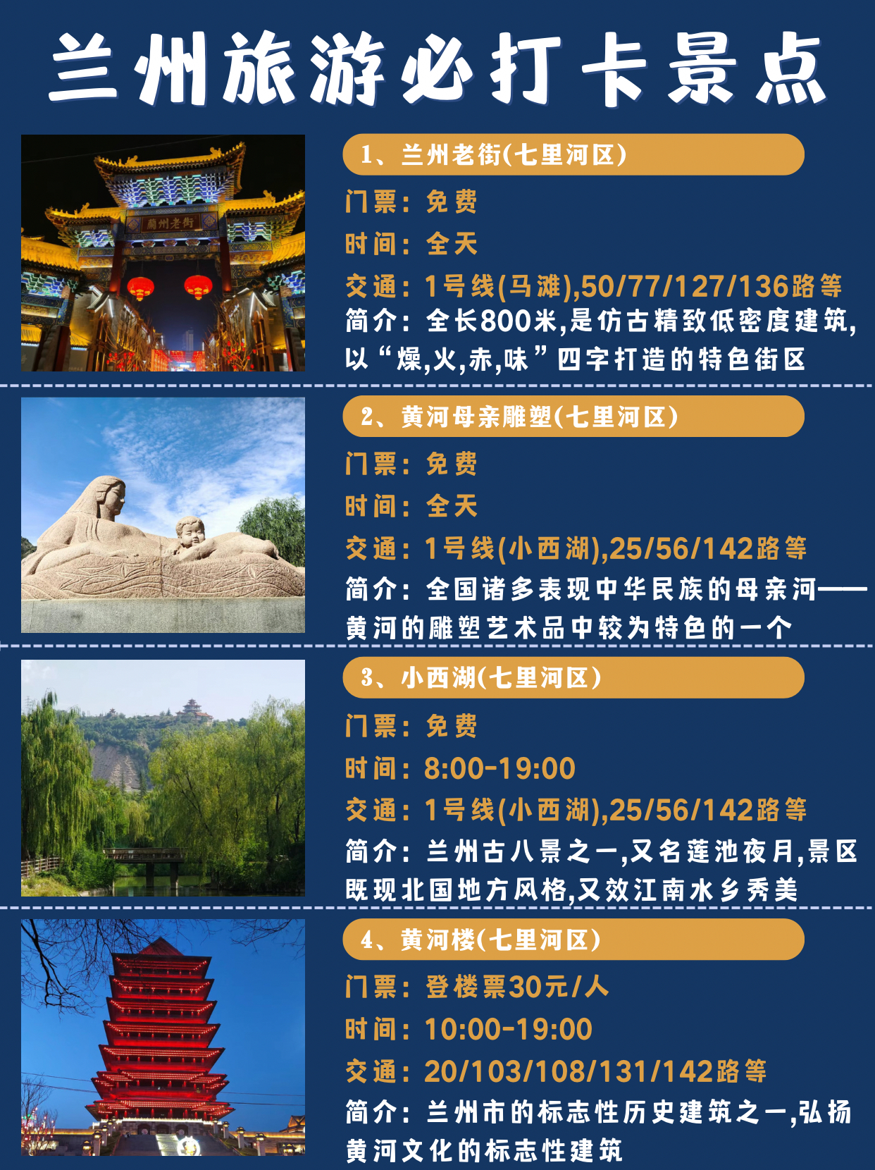 兰州旅游｜2天1夜，超详细旅游景点&美食！