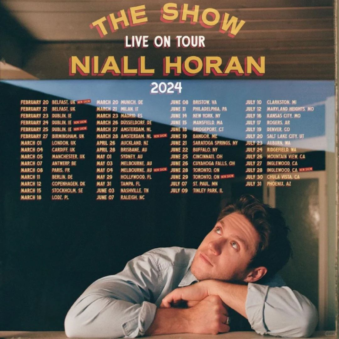 Setlist|Niall Horan新加坡巡演
