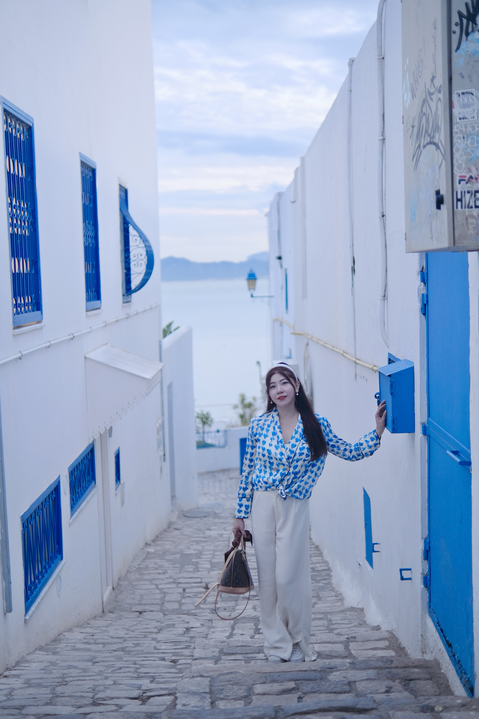 北非明珠突尼斯，浪漫的蓝白小镇