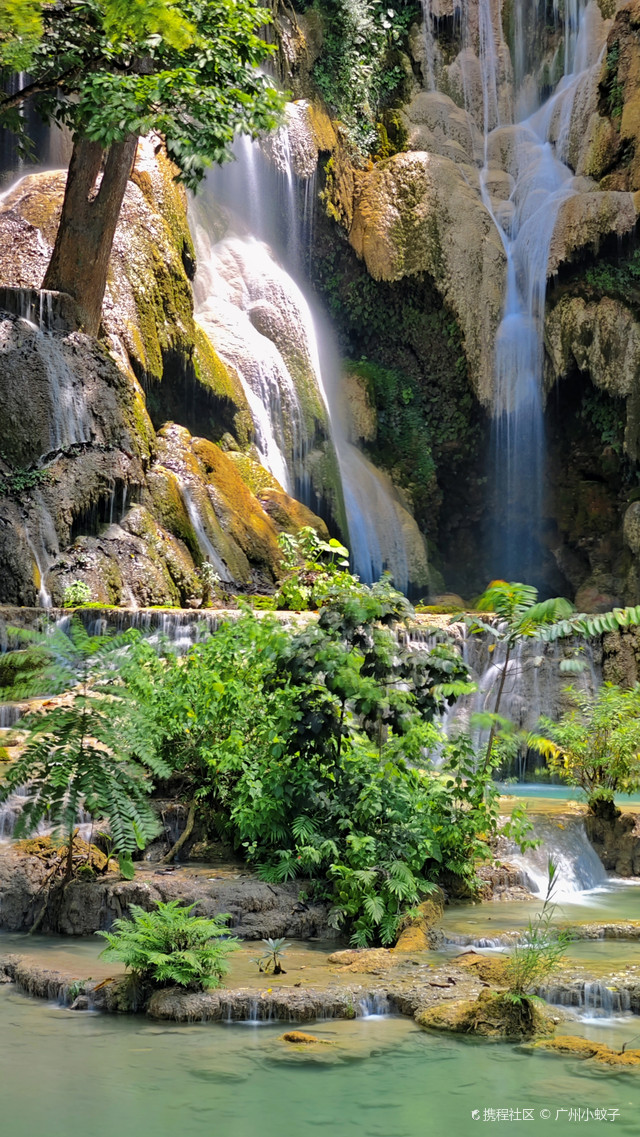 2023老挝旅行琅勃拉邦必去~光西瀑布