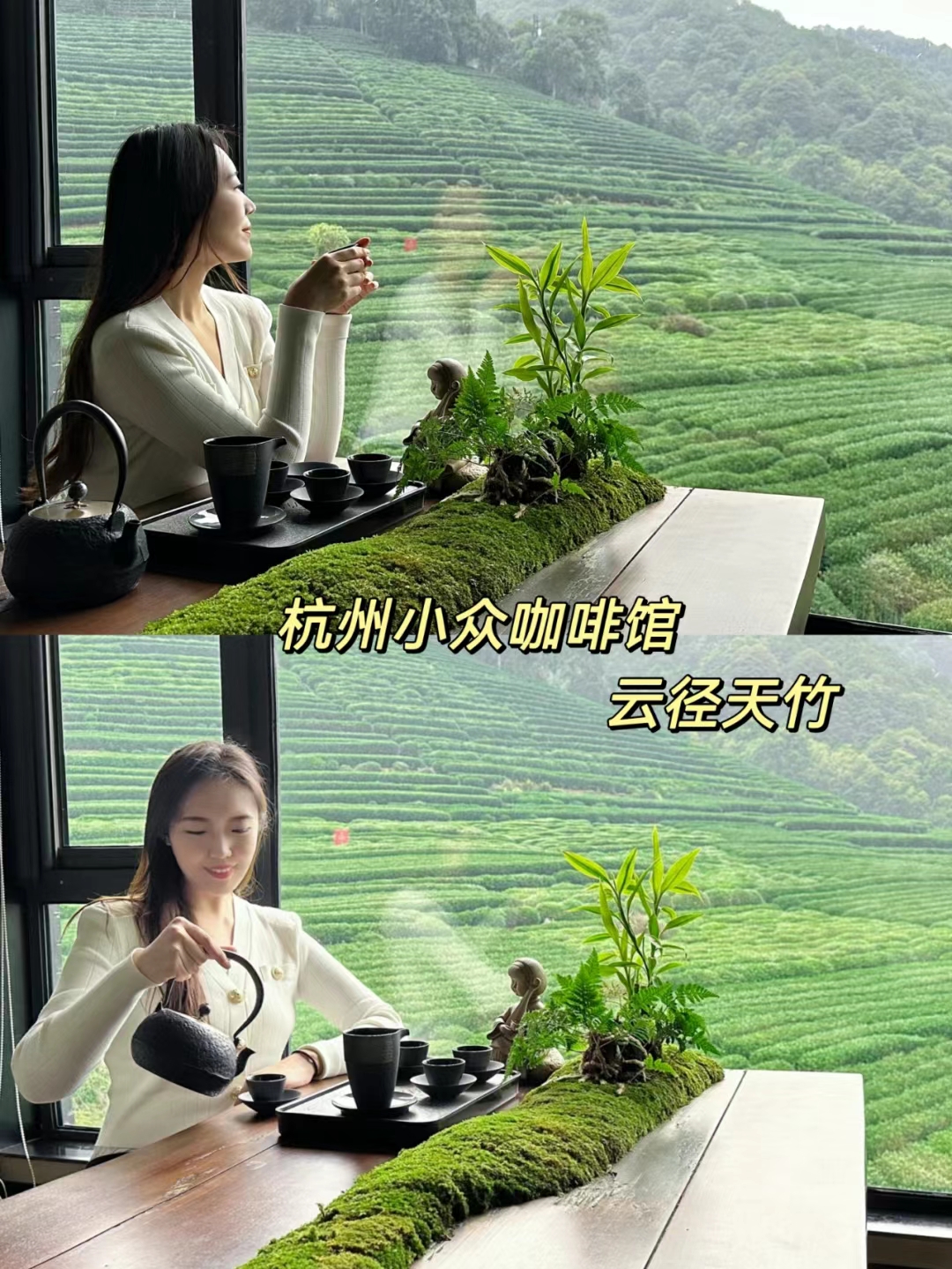 杭州探店｜坐拥整片茶园的咖啡馆🍵