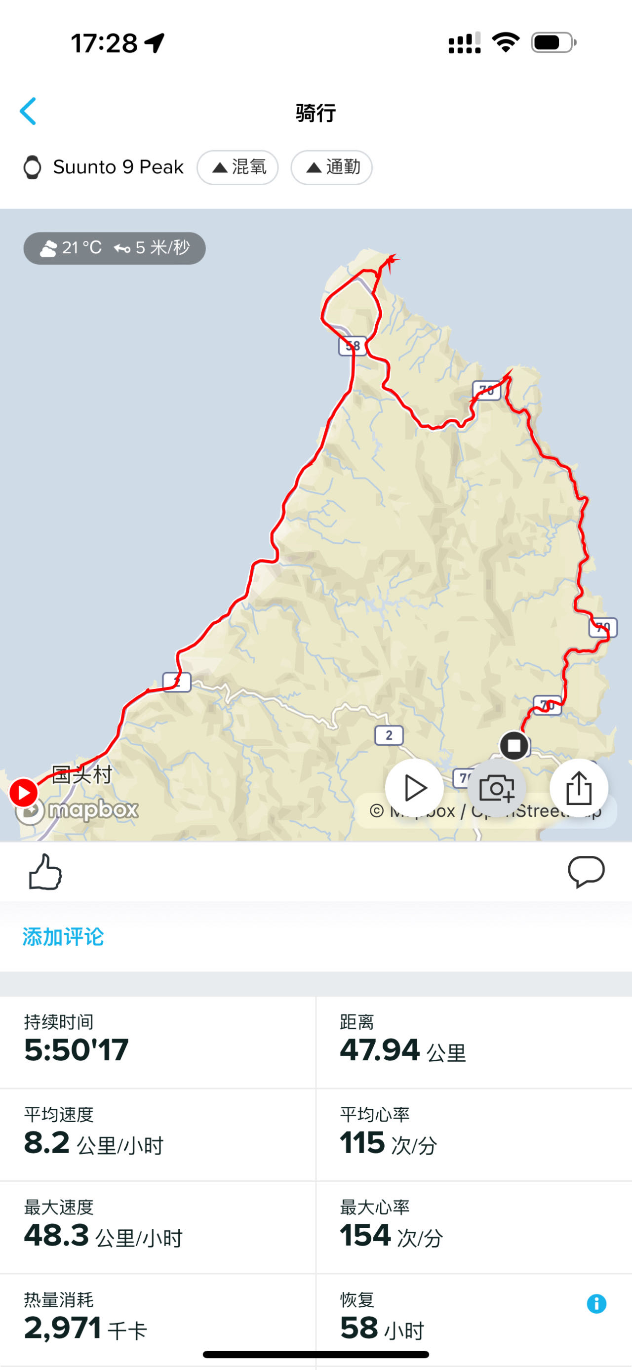 冲绳骑行第三天