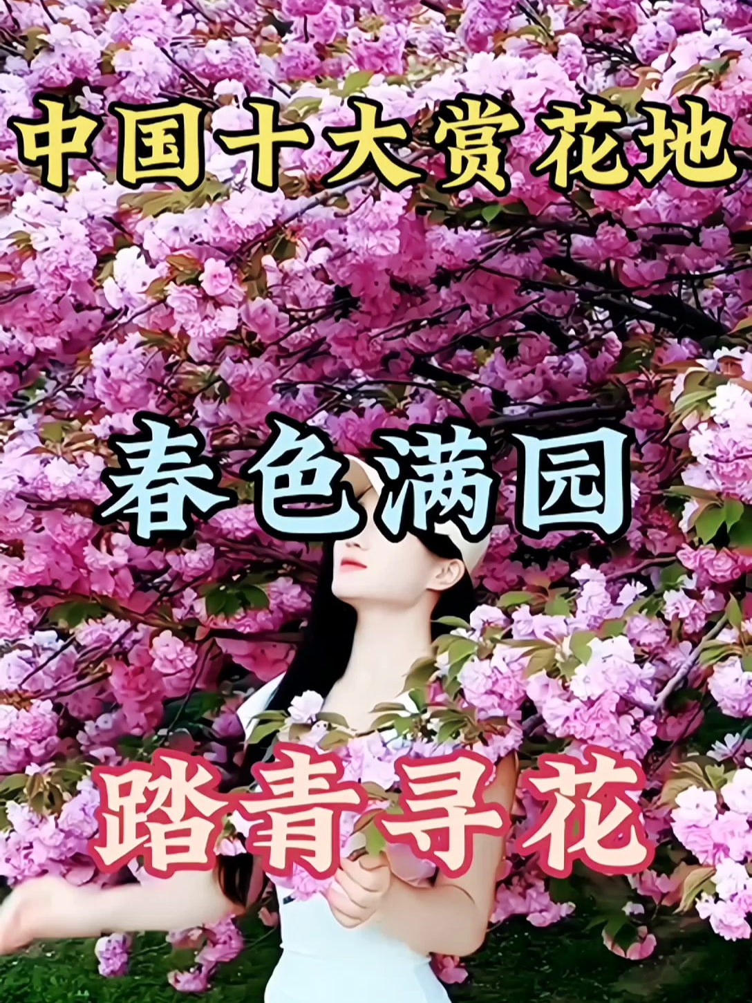 中国十大赏花地，春色满园，踏青寻花