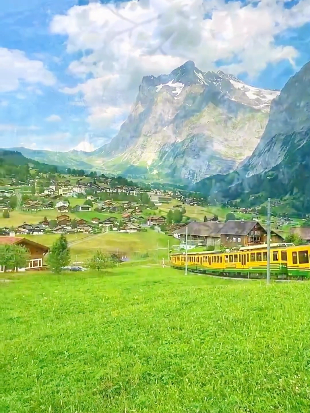 最美瑞士小镇，因特拉肯 瑞士