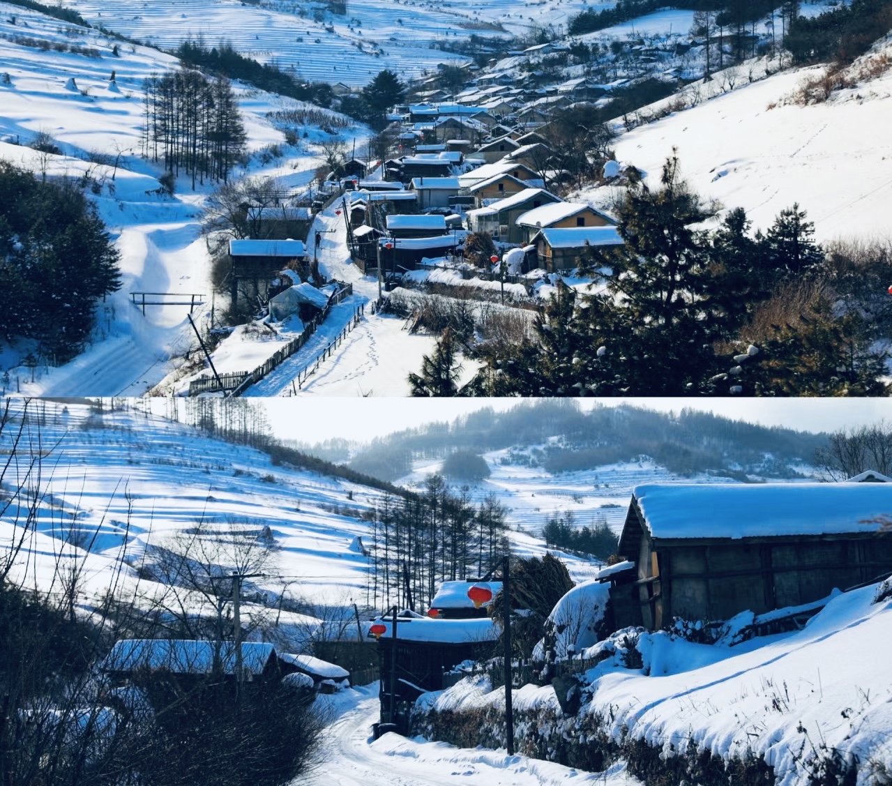 吉林|松岭雪村，丹青水墨画般的小众美景