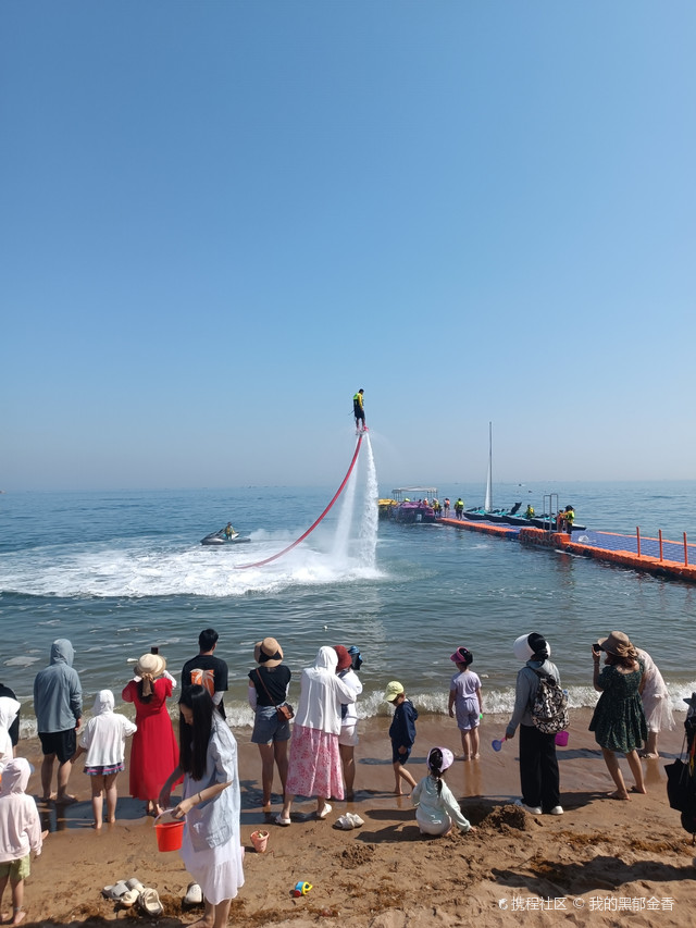 黄金海岸是大连主要的海滩浴场