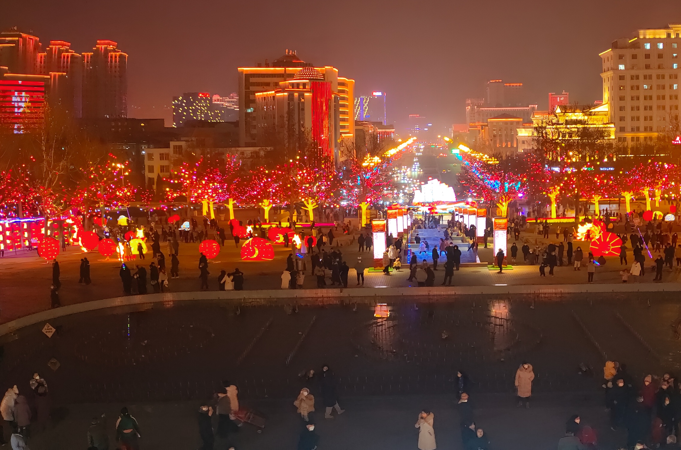 威海新年最美夜景