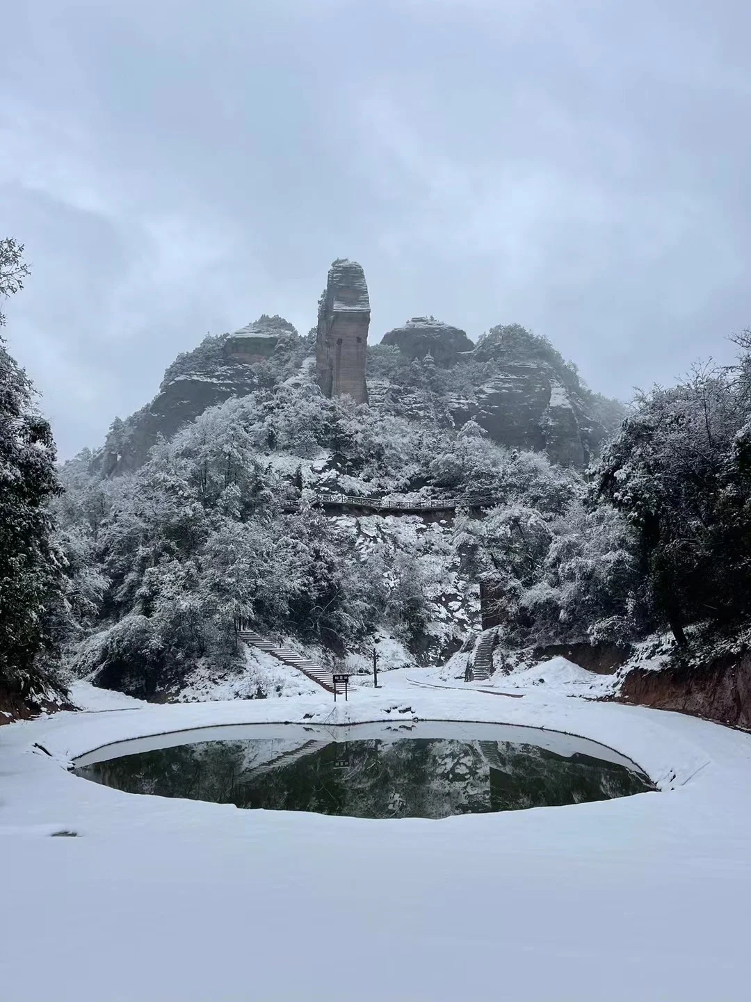 又到雪季!快来桂林这一处看绝美雪景