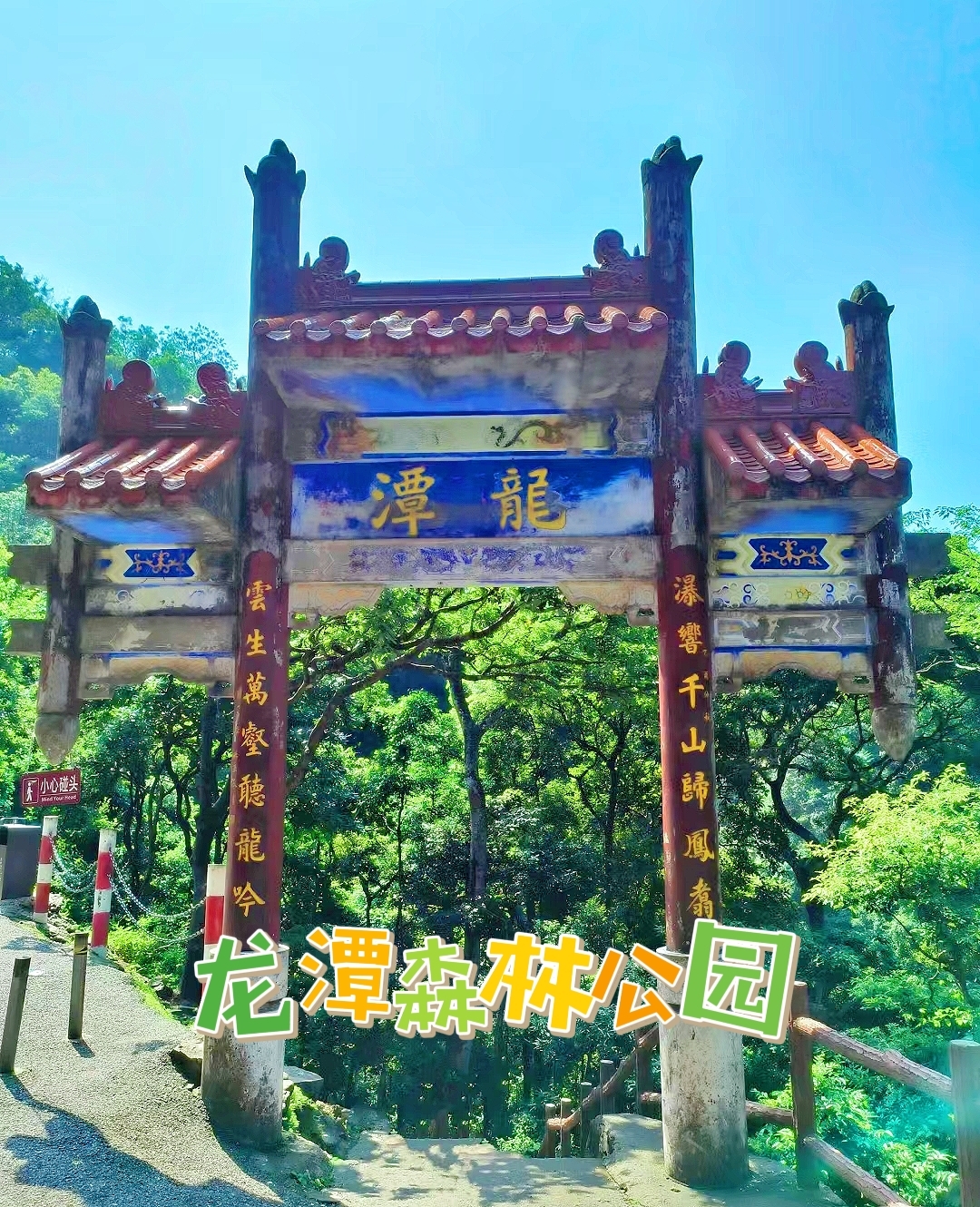 “避暑胜地！桂平龙潭森林公园邀您体验原始森林漂流与戏水乐趣