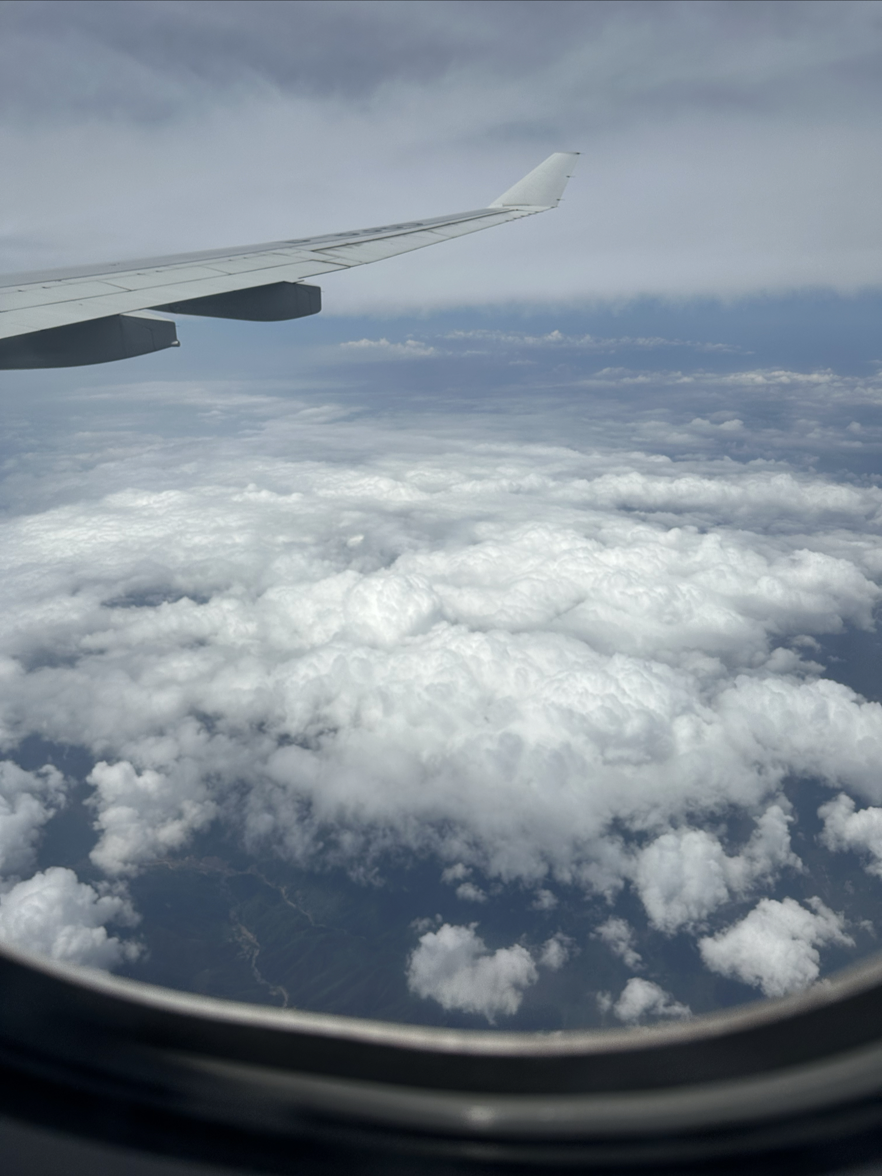 秦岭上空的棉花糖