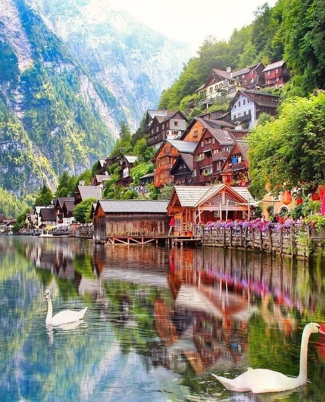 奥地利的明信片小镇，美得让人心动 🌿