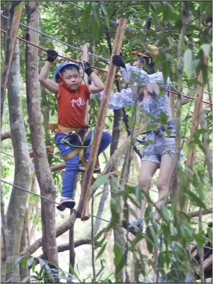 五一假期，带小朋友来一场丛林闯关吧！