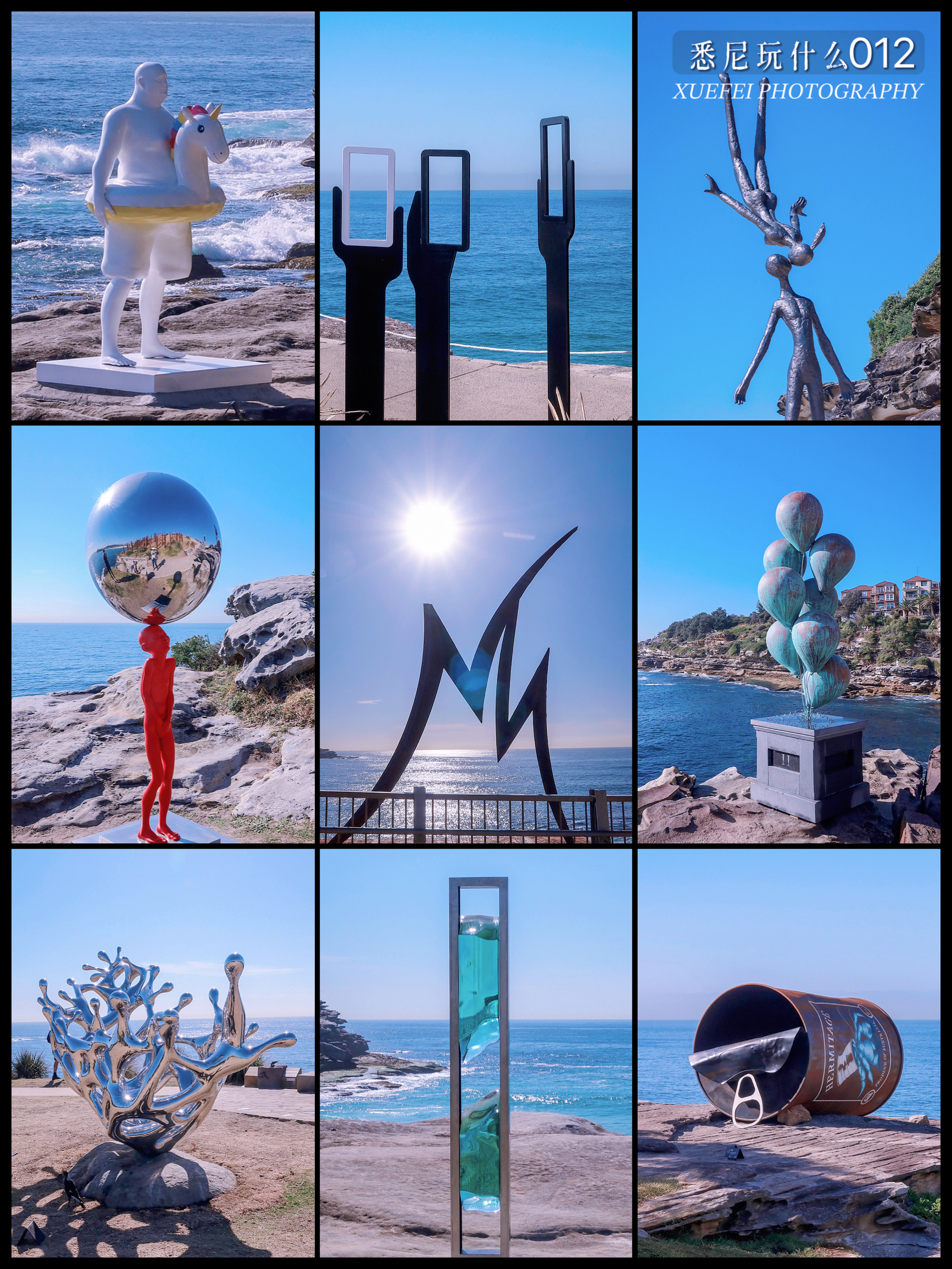 OMG‼️邦迪海滩105件雕塑作品惊艳登场🤩