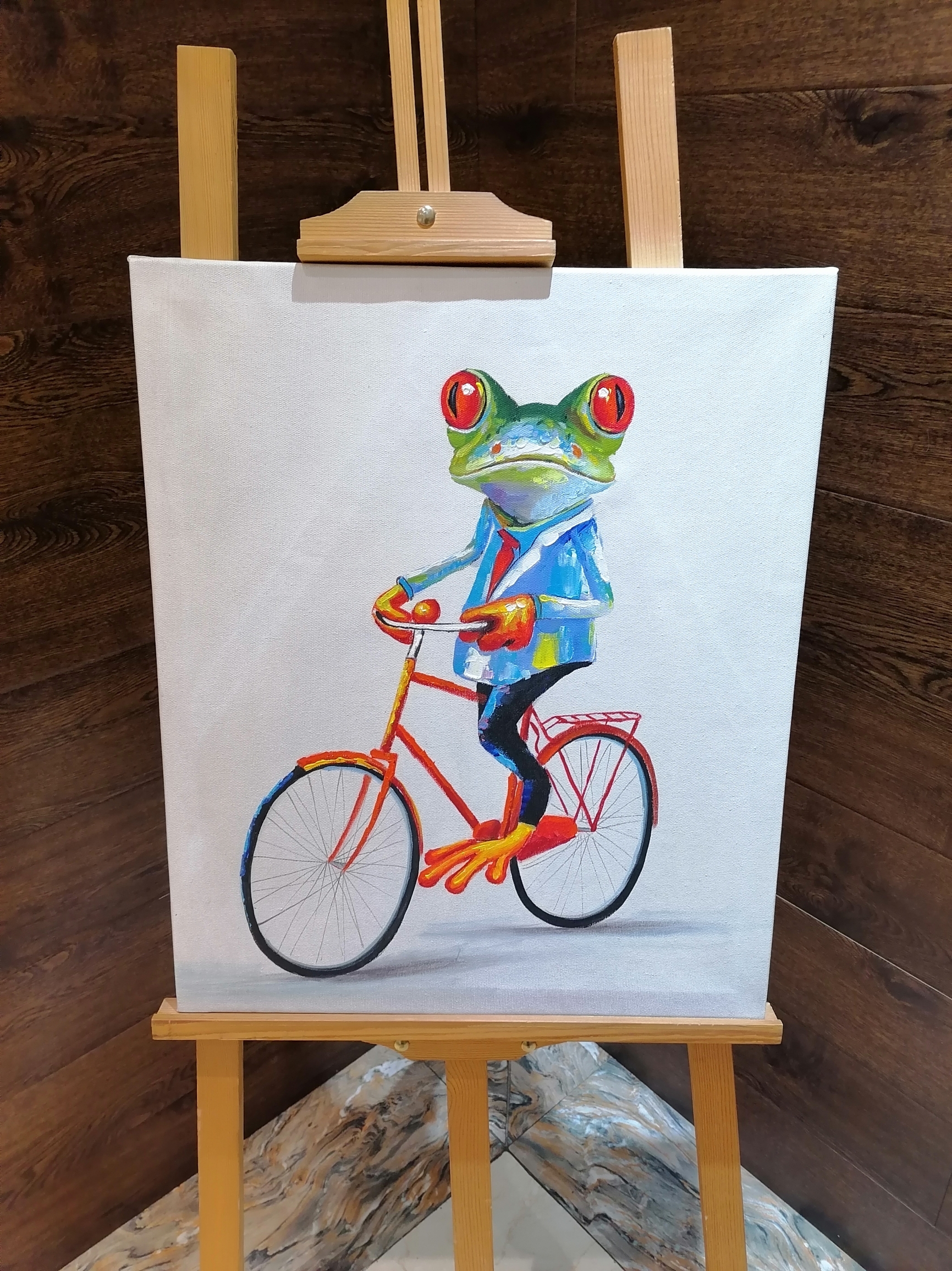 骑单车的青蛙