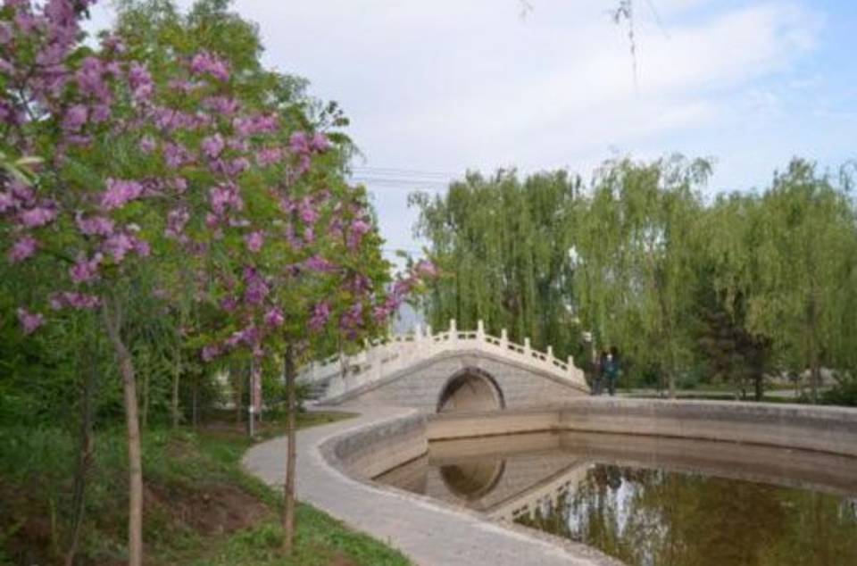 美丽的西岭公园  西岭公园位于静宁县境内，是一座以自然风光为主的城市公园。公园占地面积广阔，有着丰富