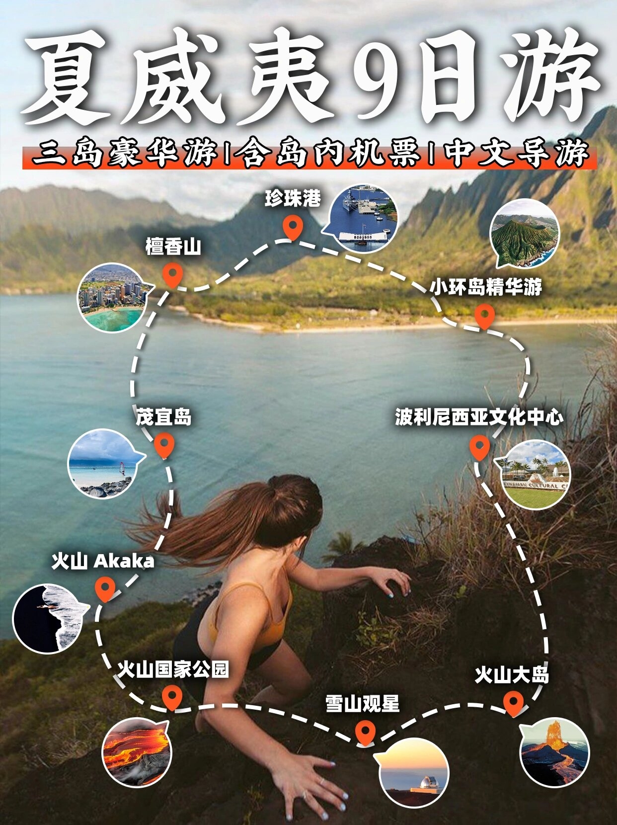 夏威夷9日游|经典3大岛全景攻略✈️含机票