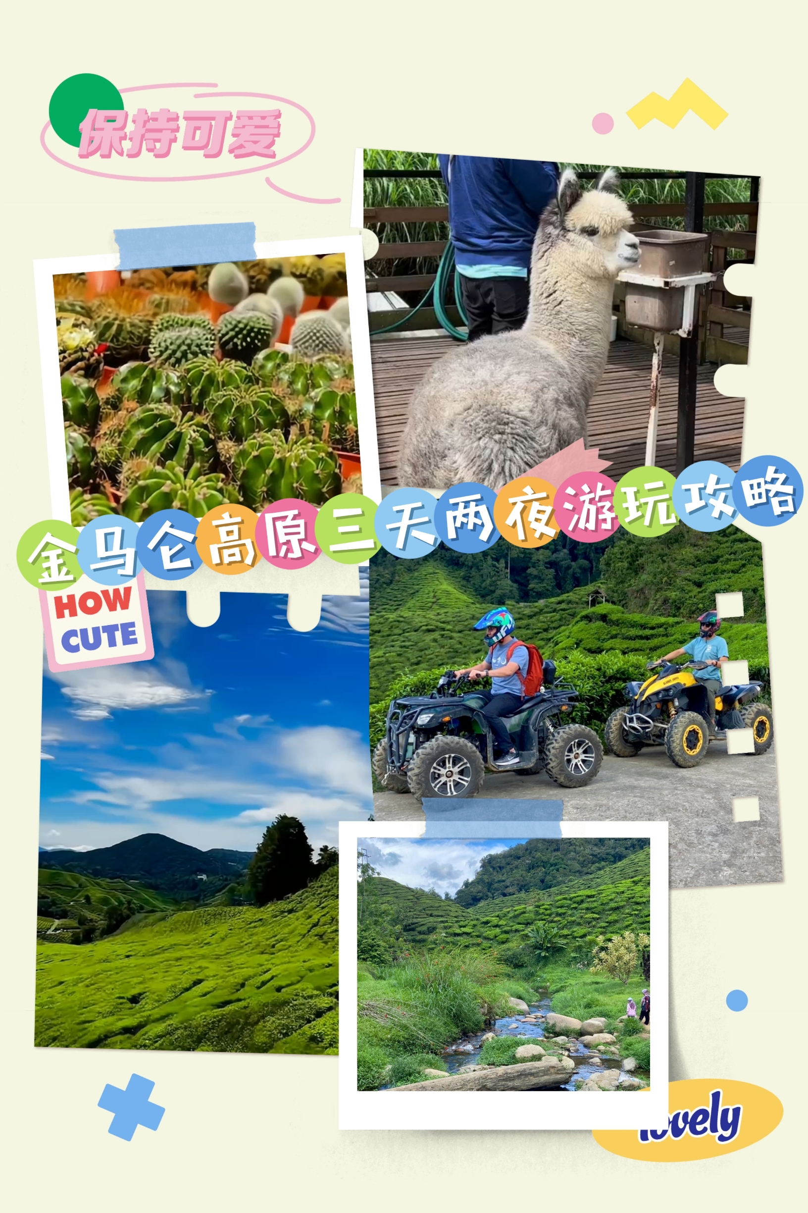 🌄🌿【金马仑高原三天两夜游玩攻略】🏞️🚗