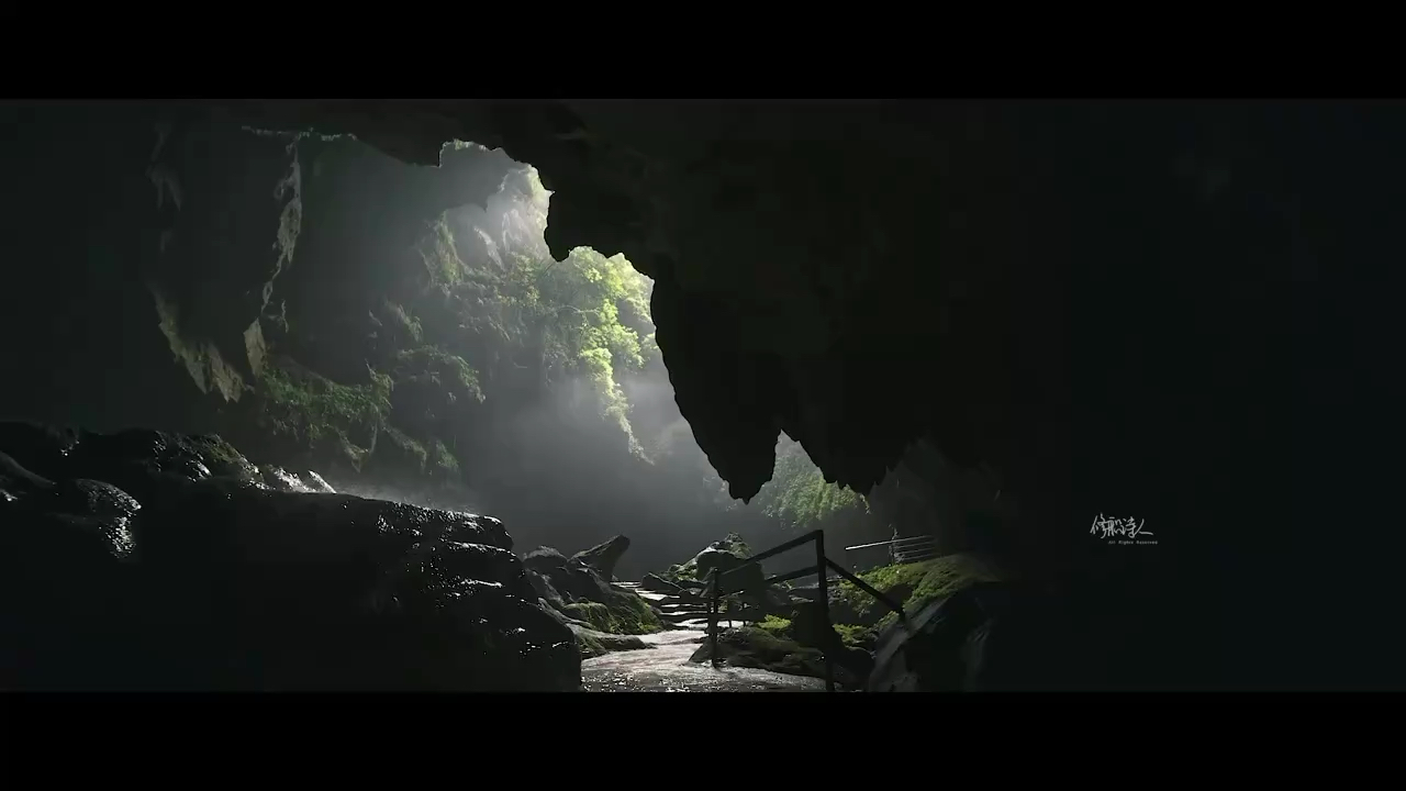 桂林小众景点-永福乾龙天坑 目前桂林旅游圈内唯一能从底部步行进入的喀斯特漏斗， 溶洞与天坑相融合。 