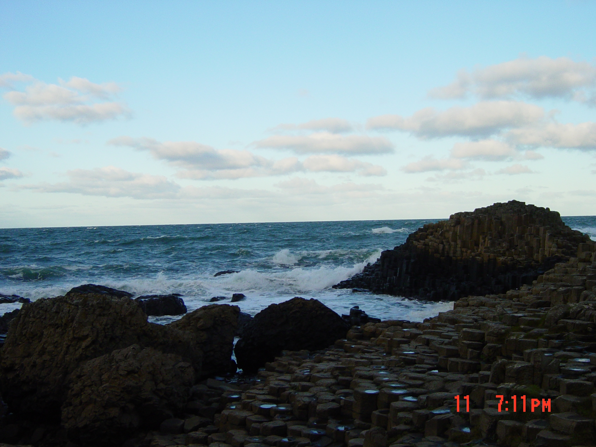 #海边拍照 不错不错，北爱尔兰漂亮的海岸线。