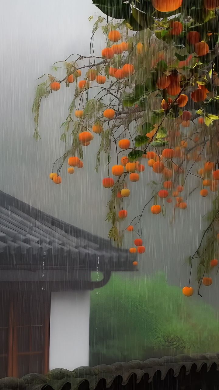 为什么要读书，比如看到这雨打柿子你会说：“秋去冬来万物休，唯有柿子挂灯笼”。而不是“卧槽”这柿子滴了