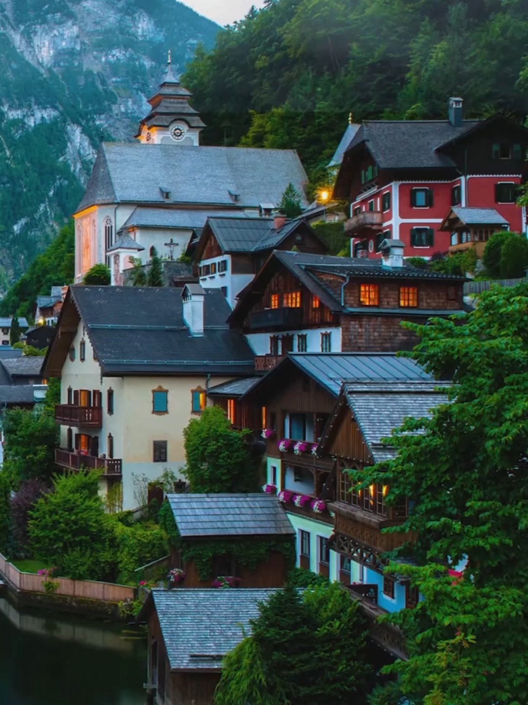 奥地利哈尔施特小镇，世界上最美的小镇