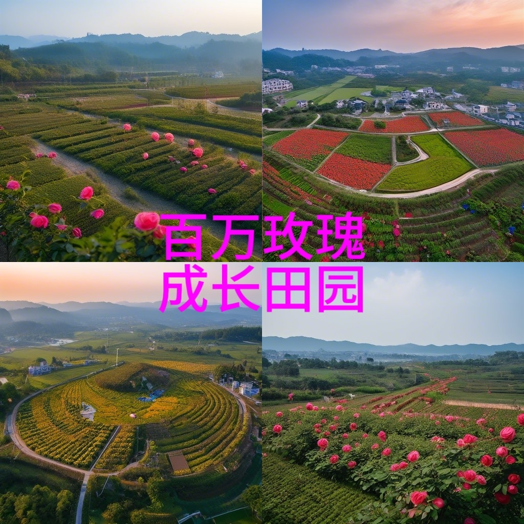 百万玫瑰园赏花品美食