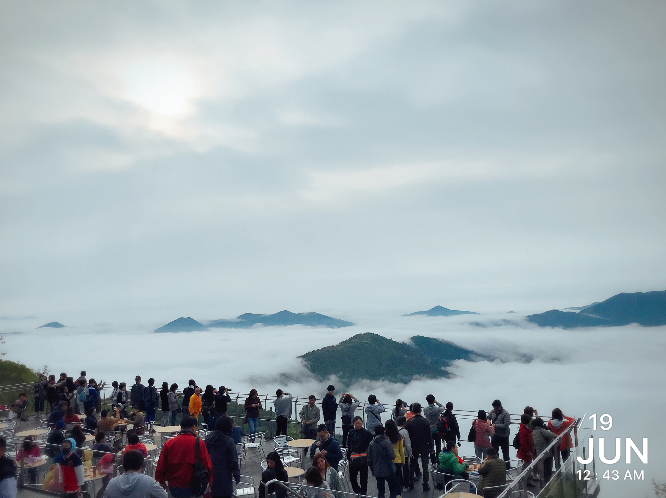 北海道星野度假村的云海