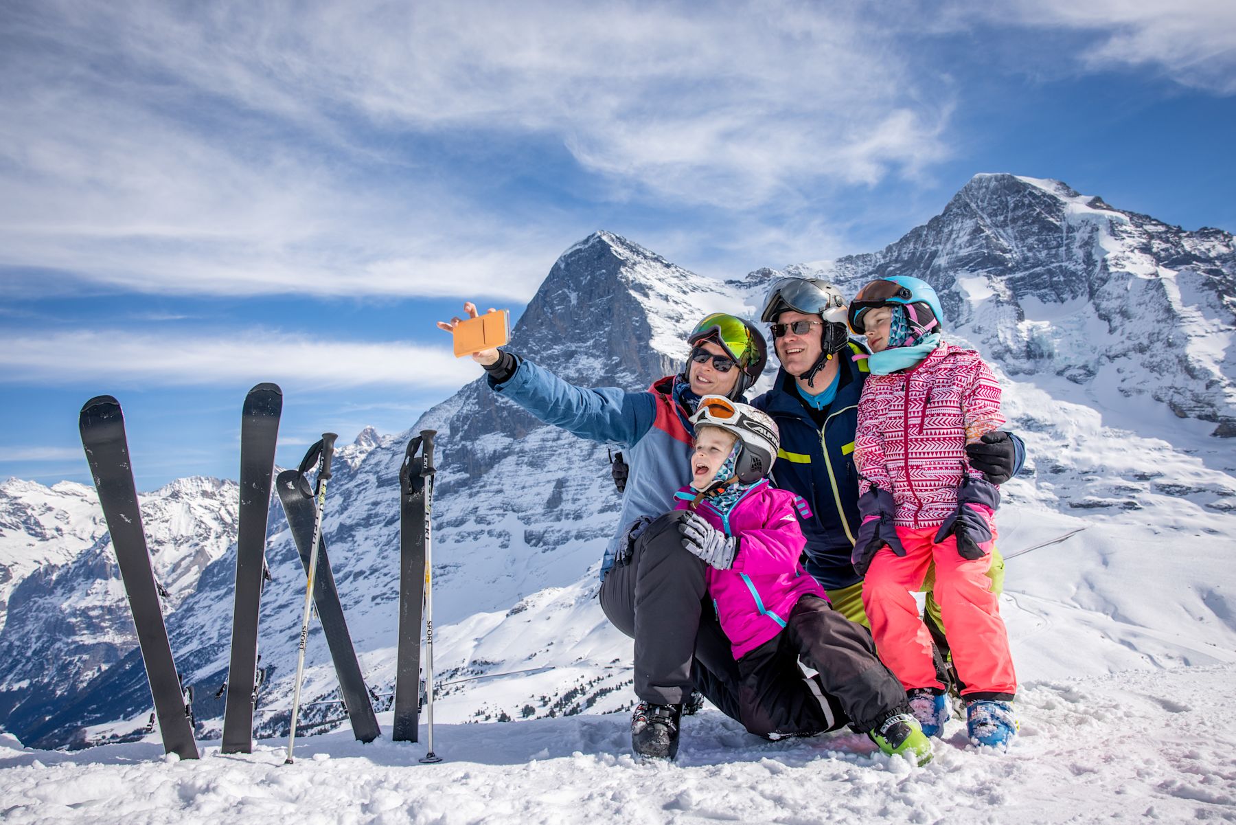 少女峰地区 冬季滑雪