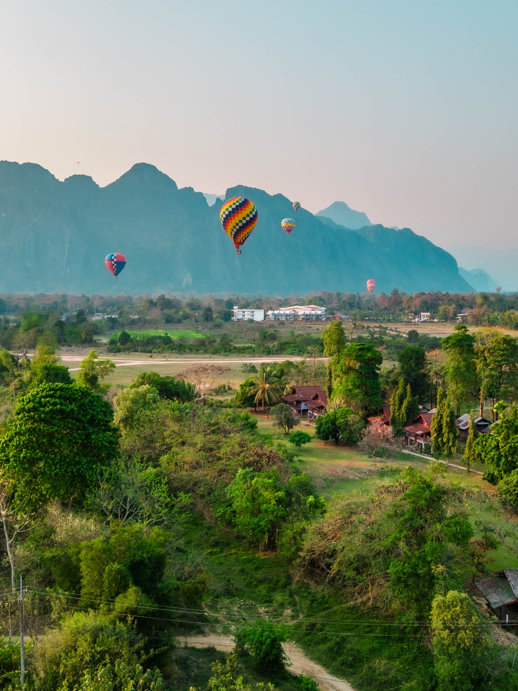 在老挝，一定不能错过万荣的日落🌅