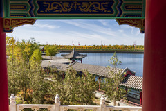 额济纳旗游记图片] 额济纳旗达来呼布镇美如画