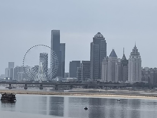 新春时节看风景 一家四口在南昌