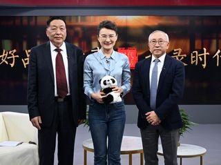 讲好品牌故事，记录时代中国 央视董倩专访毕棚沟景区郑敬凯、陈平安