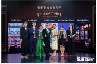 澳门伦敦人酒店于2023悦游金榜Gold List荣登旅游中国酒店Top10榜单