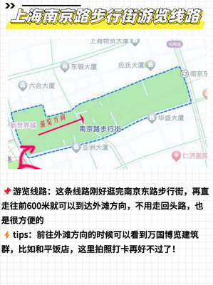 上海南京路步行街游玩打卡路线!