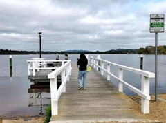 堪培拉游记图片] 散步在堪培拉格里芬湖边，喜欢这种安静祥和的感觉