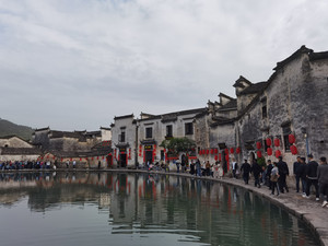 宏村景区内游记图文-和大山的亲密拥抱，来自宏村婺源和桐庐的四日游