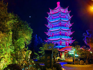 福建旅游：夜游三明麒麟山公园（图）