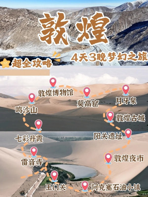 敦煌旅游攻略🌟,沉浸式体验千年文化之旅!